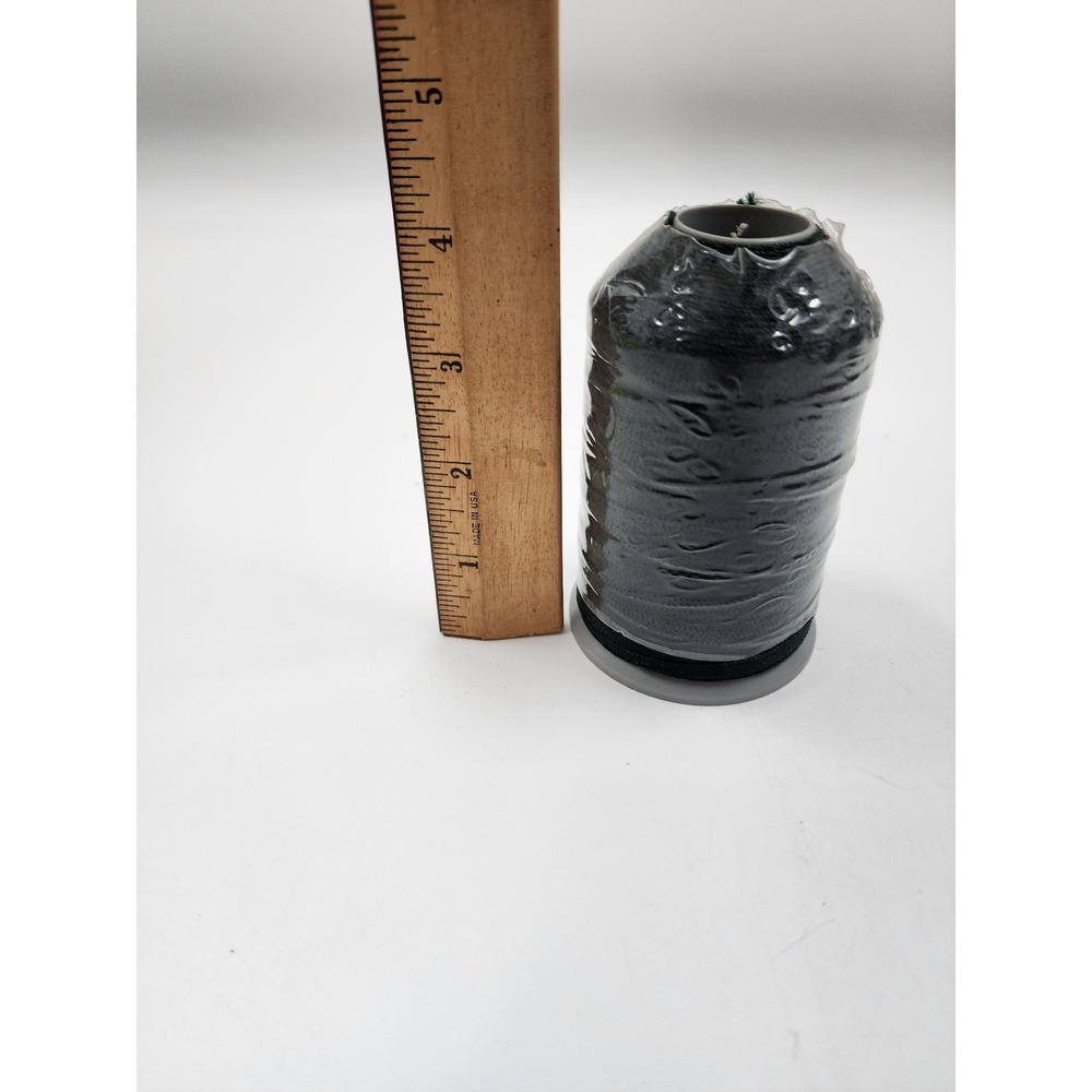 Industrial Strength Sewing Thread Spool Forest Green Dark Charcoal 4.25 Inch - Picture 5 of 5